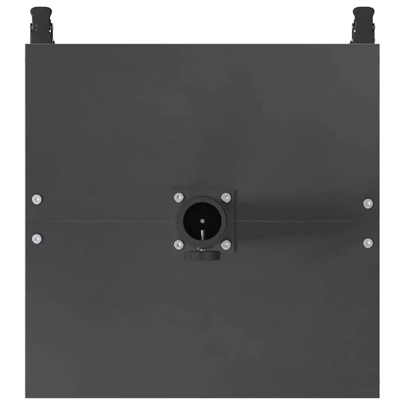 vidaXL Saulessarga pamatne Tumši pelēks 45 x 45 x 31,5 cm