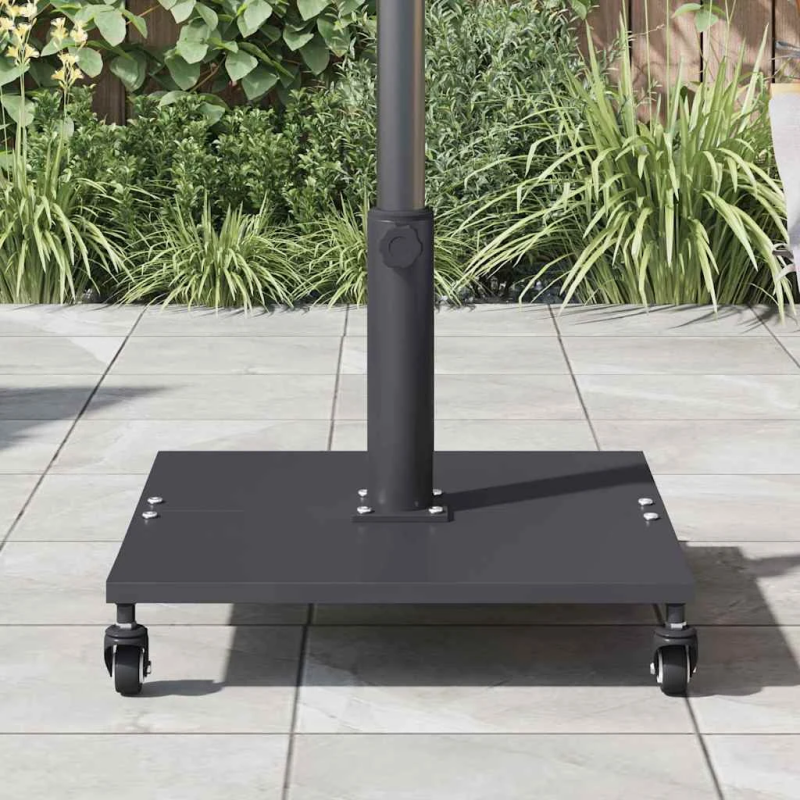 vidaXL Saulessarga pamatne Tumši pelēks 45 x 45 x 31,5 cm