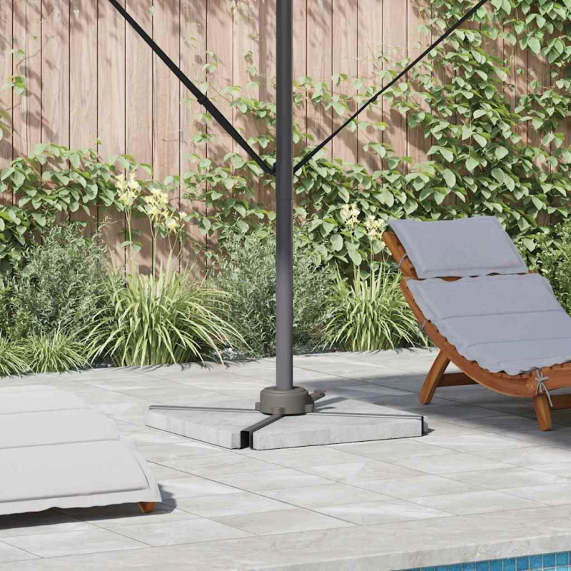 vidaXL Saulessarga pamatne Sudraba 23 x 14 x 6 cm