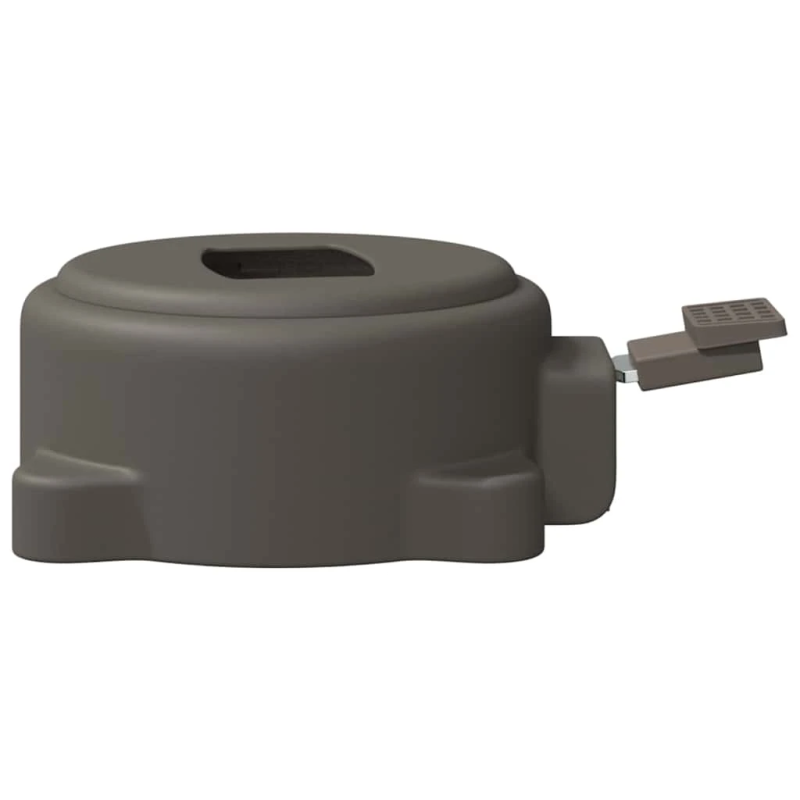 vidaXL Saulessarga pamatne Sudraba 23 x 14 x 6 cm