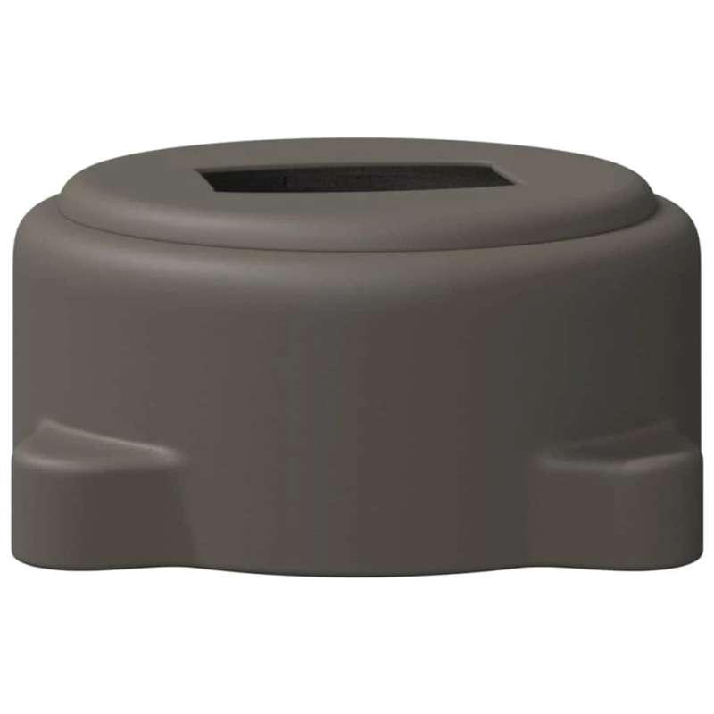 vidaXL Saulessarga pamatne Sudraba 23 x 14 x 6 cm