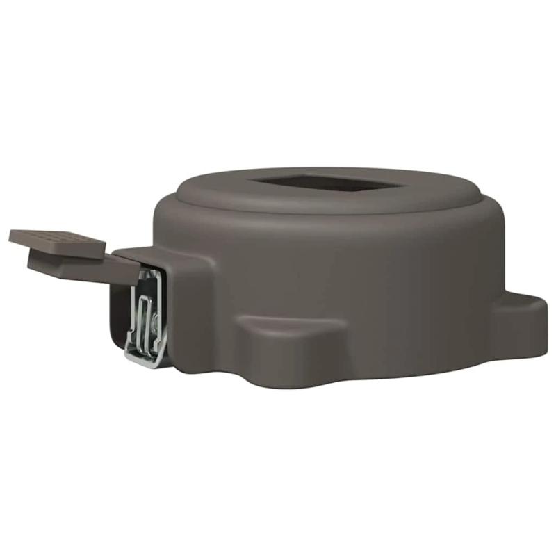 vidaXL Saulessarga pamatne Sudraba 23 x 14 x 6 cm