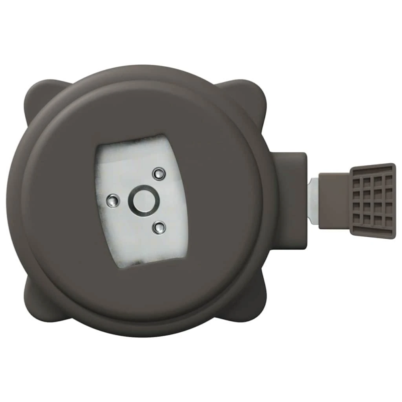 vidaXL Saulessarga pamatne Sudraba 23 x 14 x 6 cm