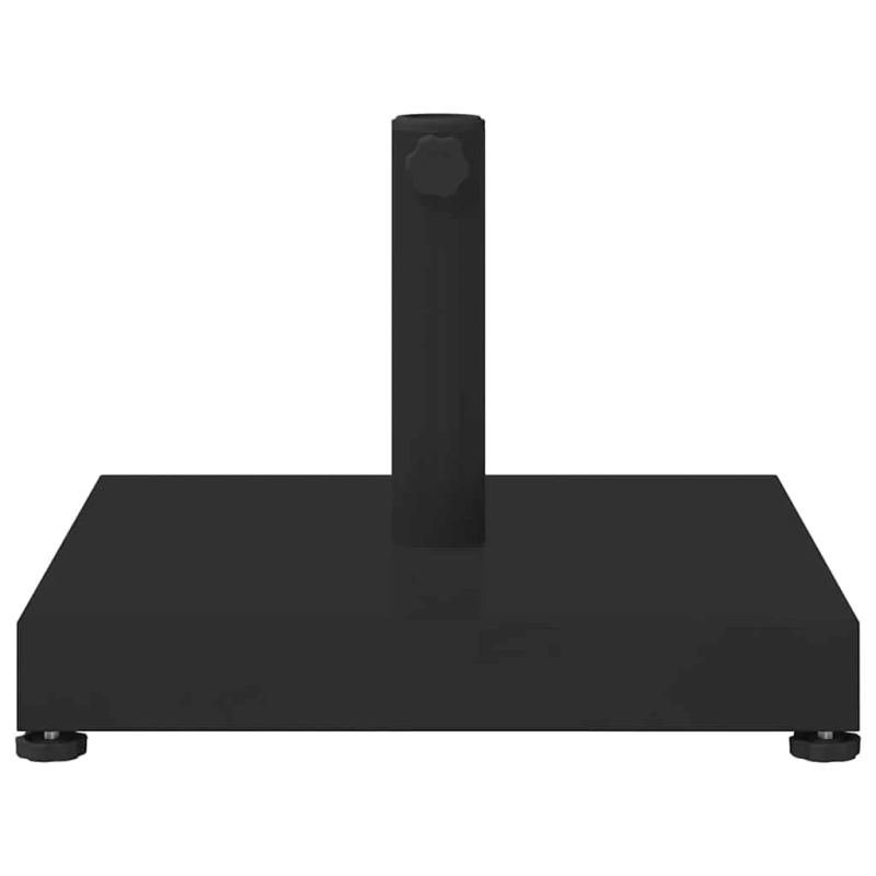 vidaXL Saulessarga pamatne Melna 45 x 45 x 31,5 cm