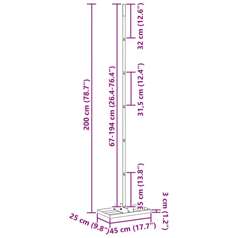 vidaXL Dārzs grābeklis Melna Tērauds ar pulverkrāsas pārklājumu