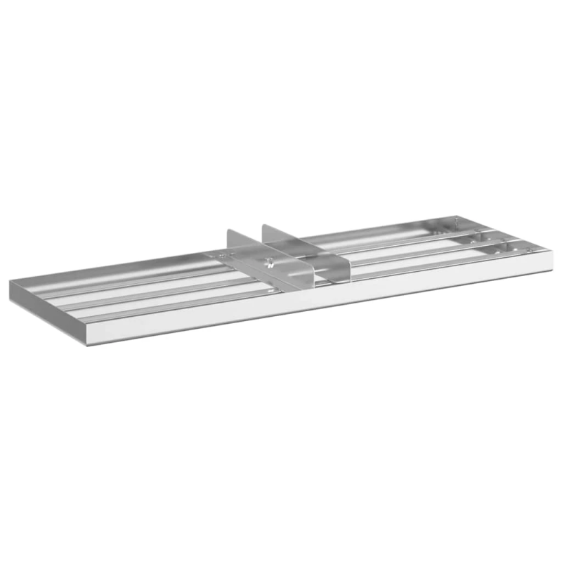 vidaXL Dārza grābekļa nomaiņas galva Sudraba Nerūsējošs tērauds