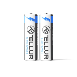 Tellur Flexi Power battery, Super Alkaline, AA LR6, 1.5V, 2 pcs-set