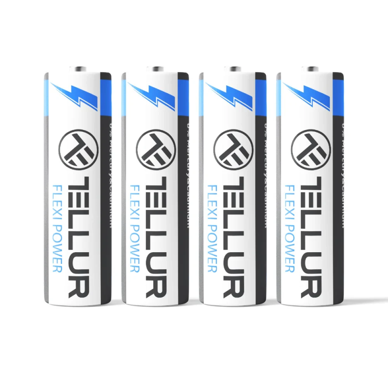 Tellur Flexi Power battery, Super Alkaline, AA LR6, 1.5V, 4 pcs-set