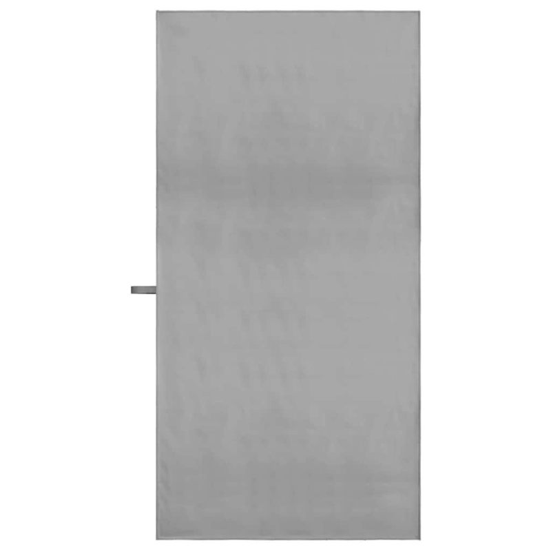 vidaXL Sporta dvieļi 2 pcs Tumši pelēka 140 x 70 cm