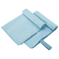 vidaXL Sporta dvieļi 2 pcs Zila 50 x 30 cm Poliesters un poliamīds