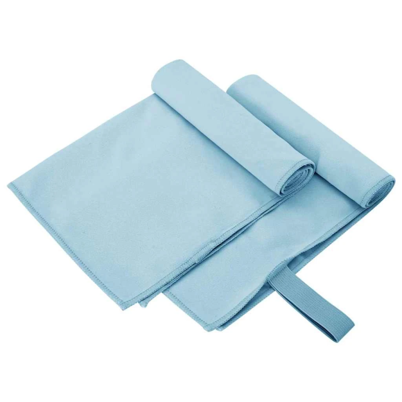 vidaXL Sporta dvieļi 2 pcs Zila 50 x 30 cm Poliesters un poliamīds