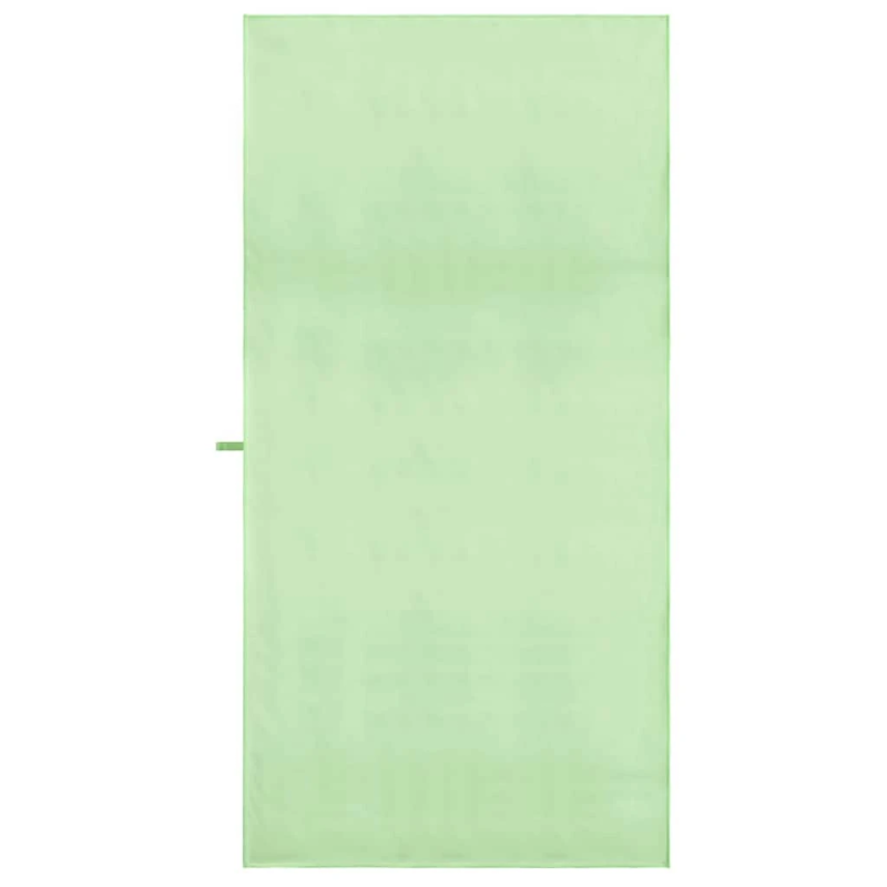 vidaXL Sporta dvieļi 2 pcs Zaļa 180 x 90 cm Poliesters un poliamīds