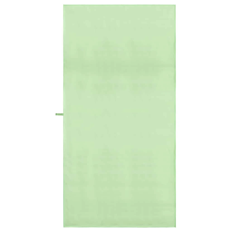 vidaXL Sporta dvieļi 2 pcs Zaļa 200 x 100 cm Poliesters un poliamīds