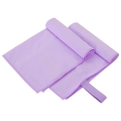vidaXL Sporta dvieļi 2 pcs Violeta 50 x 30 cm Poliesters un poliamīds