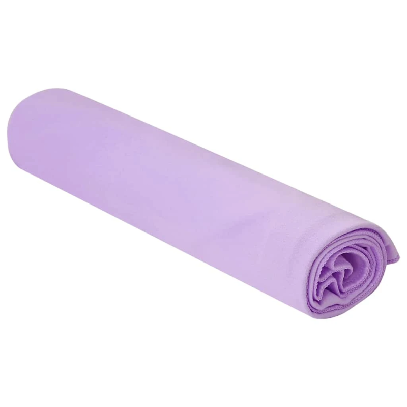 vidaXL Sporta dvieļi 2 pcs Violeta 100 x 50 cm Poliesters un poliamīds