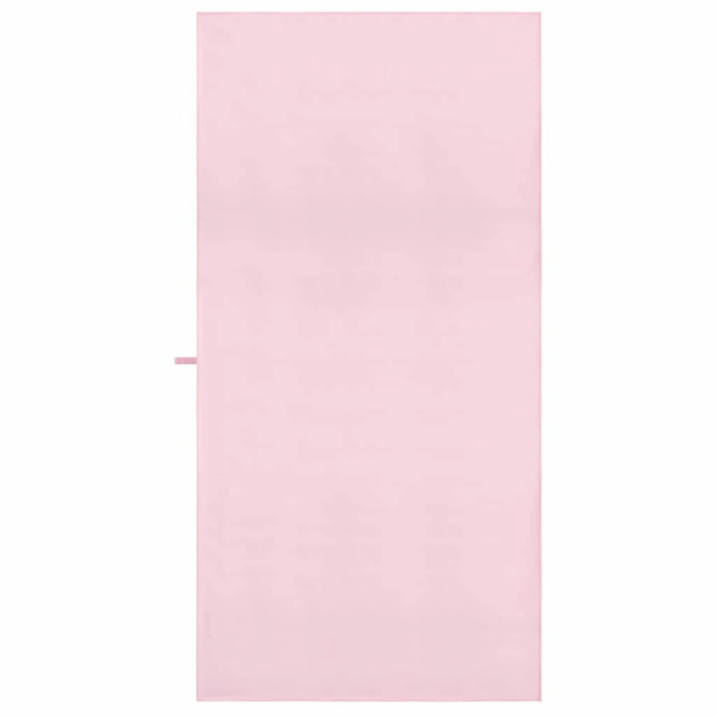 vidaXL Sporta dvieļi 2 pcs Rozā 180 x 90 cm Poliesters un poliamīds