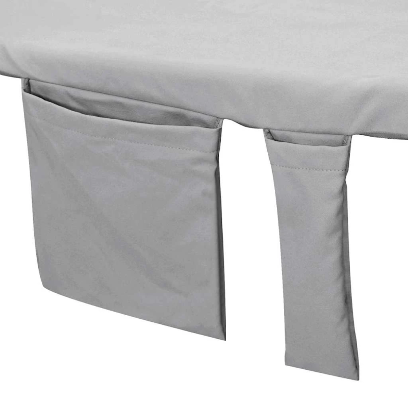 vidaXL Sauļošanās dvieli 2 pcs Tumši pelēka 210 x 75 cm