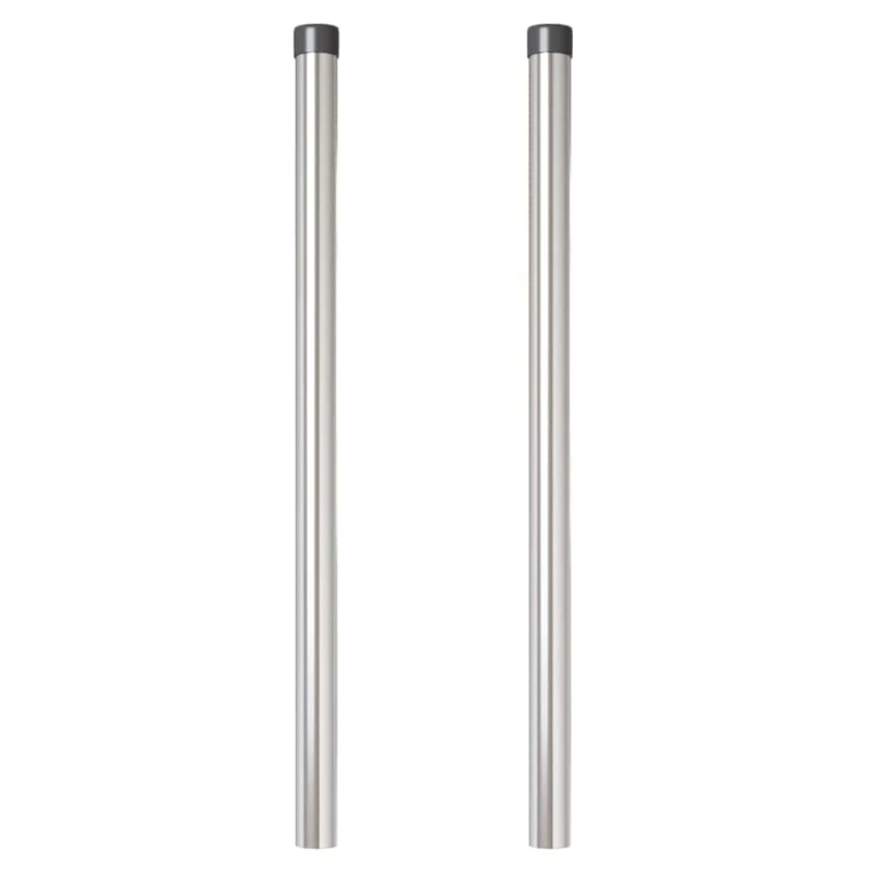 vidaXL Žoga āķis 2 pcs Sudraba 70 cm Pulverkrāsots tērauds