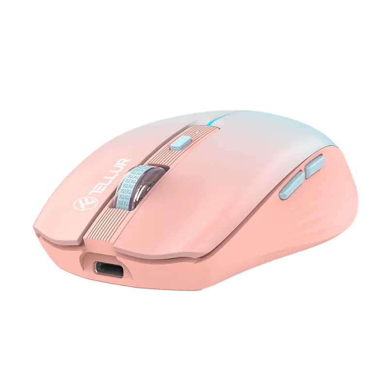 Tellur Silent Click Wireless Mouse Orange