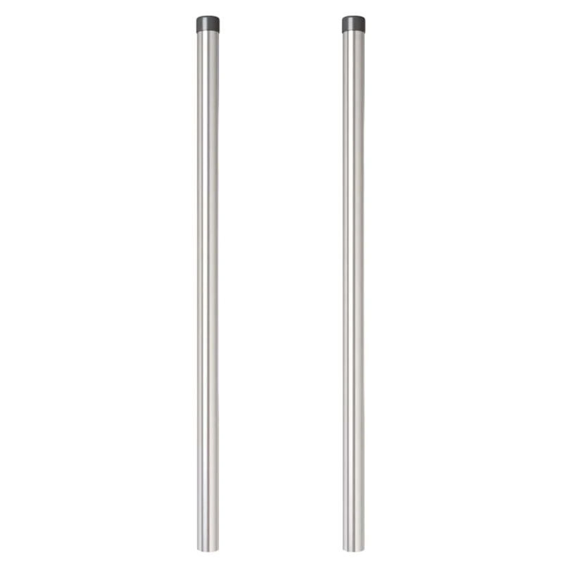 vidaXL Žoga āķis 2 pcs Sudraba 110 cm Pulverkrāsots tērauds