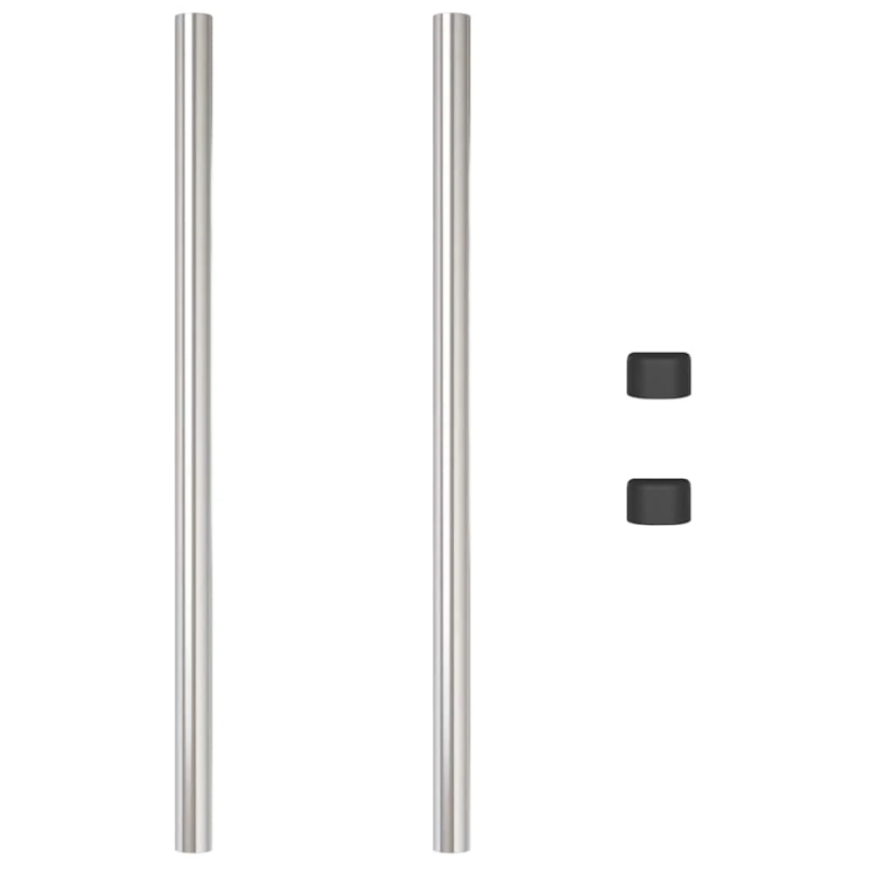 vidaXL Žoga āķis 2 pcs Sudraba 110 cm Pulverkrāsots tērauds