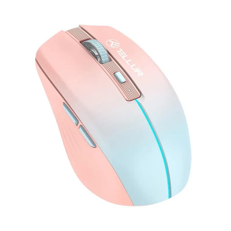 Tellur Silent Click Wireless Mouse Orange