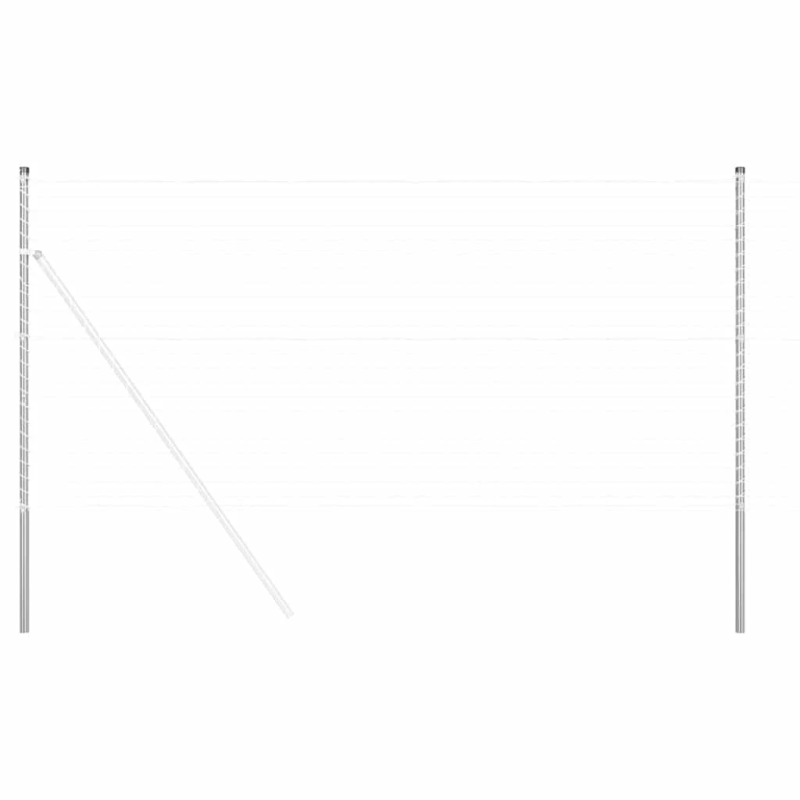 vidaXL Žoga āķis 12 pcs Sudraba Pulverkrāsots tērauds