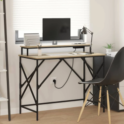 vidaXL Galds Sonoma ozols 100 x 50 x 86,5 cm Inženierijas koks