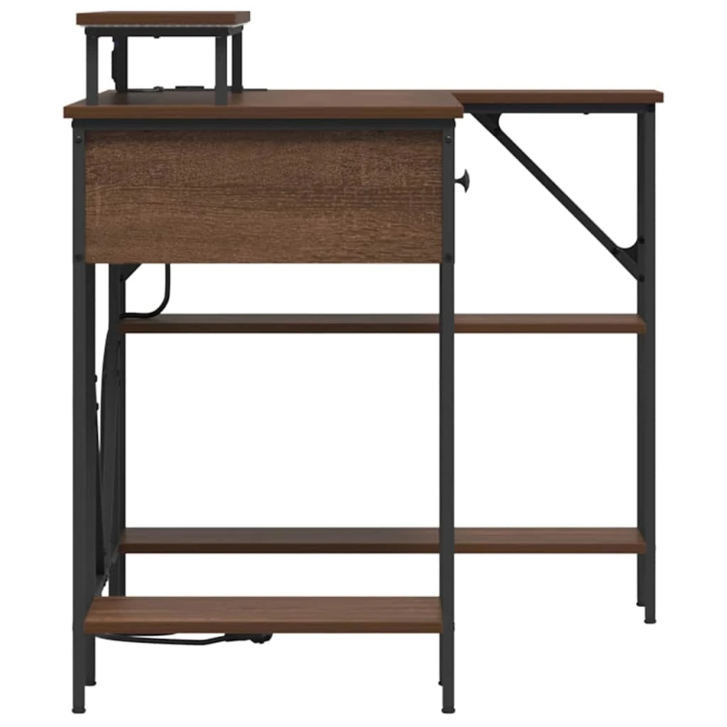 vidaXL Galds Brūns ozols 120 x 79 x 86,5 cm Inženierijas koks