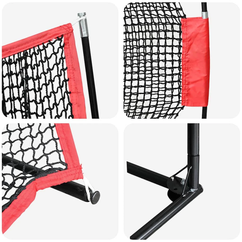 vidaXL Golf treniņu palīglīdzeklis Melna 314 x 92 x 214 cm Poliesters