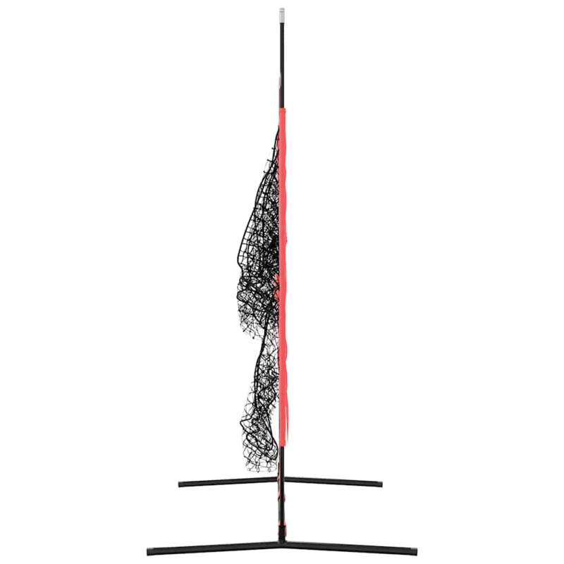 vidaXL Beisbola treniņu tīkls Melna 214,5 x 89,5 x 181 cm Poliesters