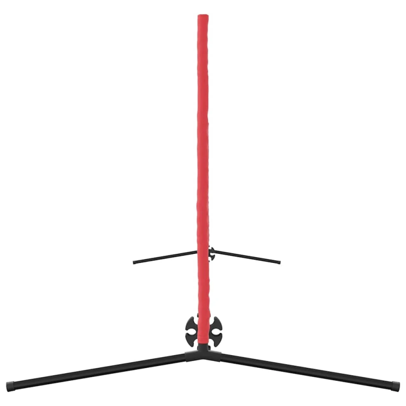vidaXL Tenisa tīkls Melns un sarkans 494,5 x 90 x 87 cm Poliesters