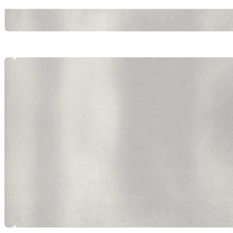 vidaXL Zāliena Apmale 4 pcs Sudraba 450 x 0.05 x 15 cm