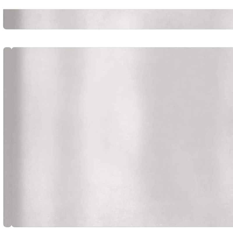 vidaXL Zāliena Apmale Sudraba 450 x 0.05 x 15 cm Nerūsējošs tērauds