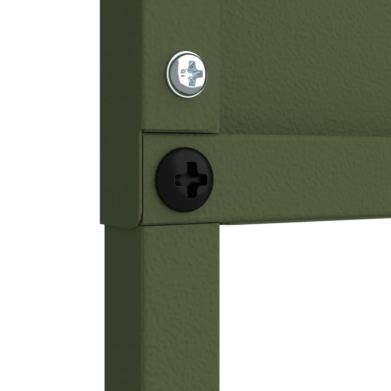 vidaXL Dārza privātuma ekrāns Izriezts raksts Olīvu zaļa 32 x 140 cm