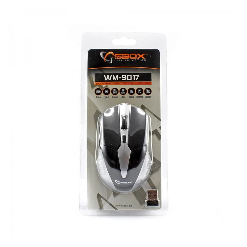 Sbox WM-9017BS Black-Silver