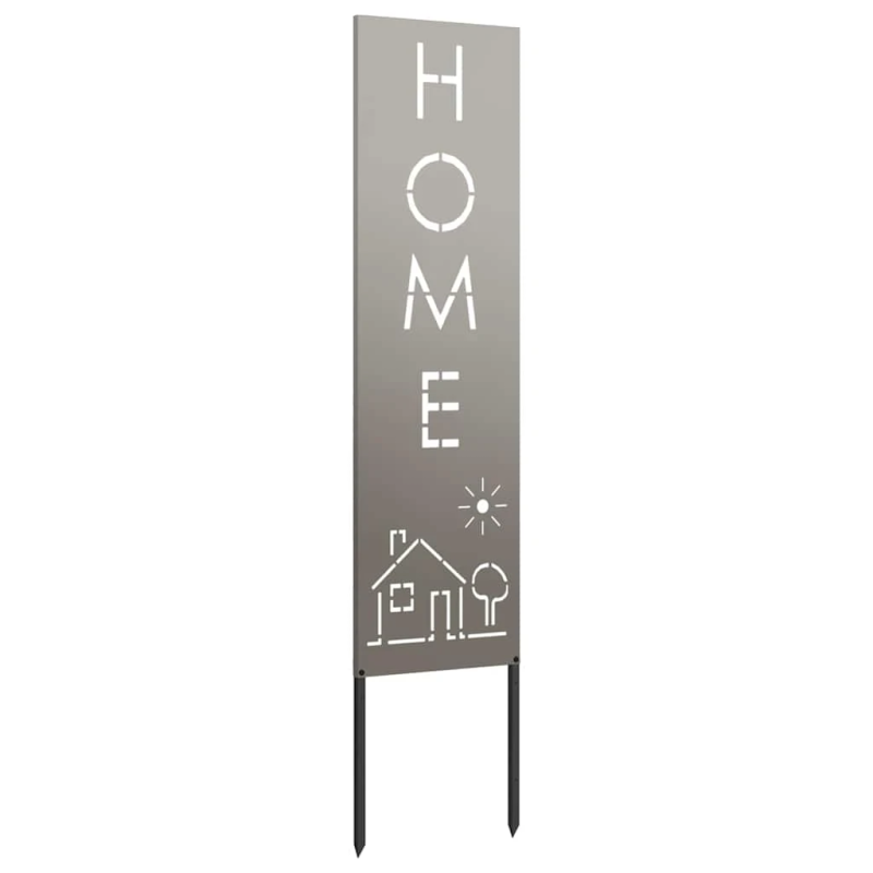 vidaXL Dārza privātuma ekrāns Rūsa 32 x 140 cm Novecināts tērauds