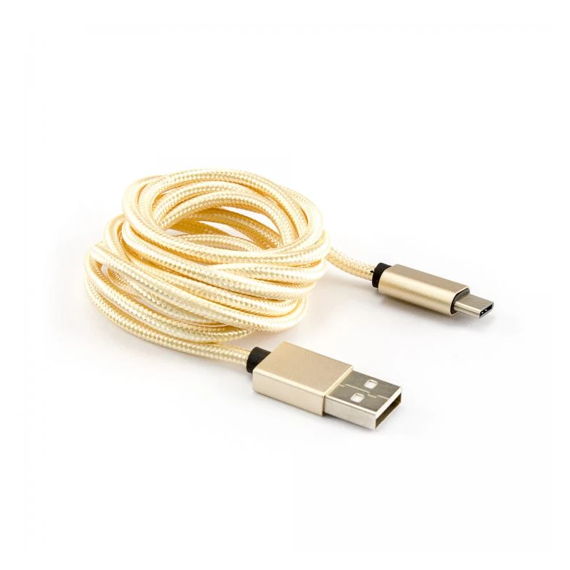 Sbox USB-TYPEC-15G USB- Type C M-M 1.5m Fruity Gold