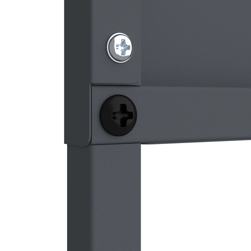 vidaXL Dārza privātuma ekrāns Izriezts raksts Antracīts 50 x 140 cm