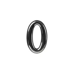 Number 0 CR 0. chrome color. 5 cm