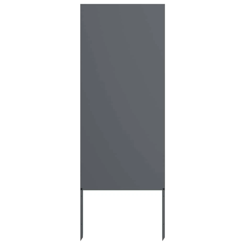 vidaXL Dārza privātuma ekrāns Izriezts raksts Antracīts 50 x 140 cm