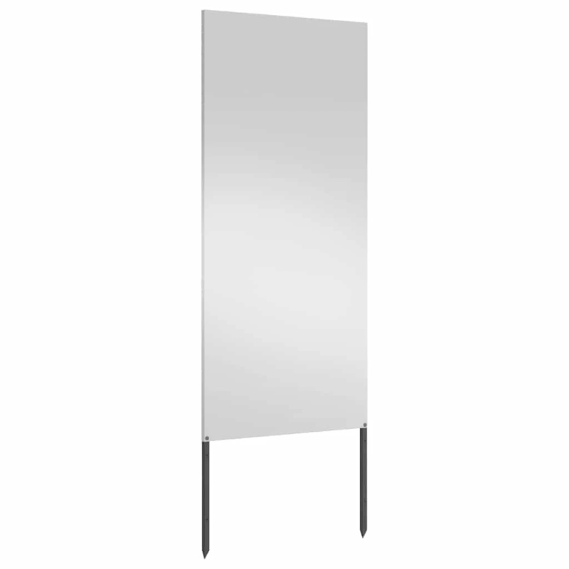 vidaXL Dārza privātuma ekrāns Sudraba 50 x 140 cm Cinkots tērauds