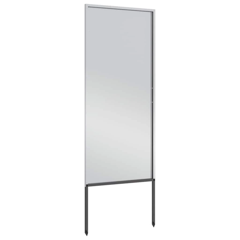 vidaXL Dārza privātuma ekrāns Sudraba 50 x 140 cm Cinkots tērauds