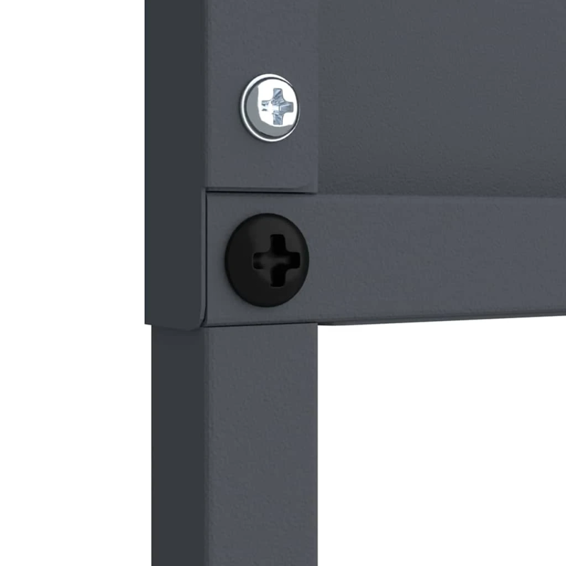 vidaXL Dārza privātuma ekrāns Ziedu raksts Antracīts 50 x 140 cm