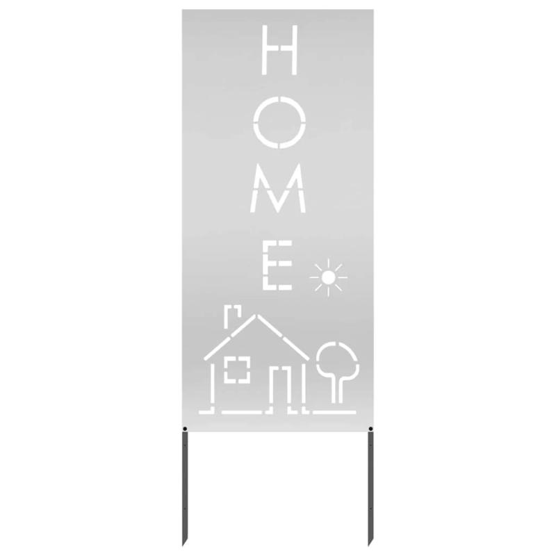 vidaXL Dārza privātuma ekrāns Sudraba 50 x 140 cm Cinkots tērauds