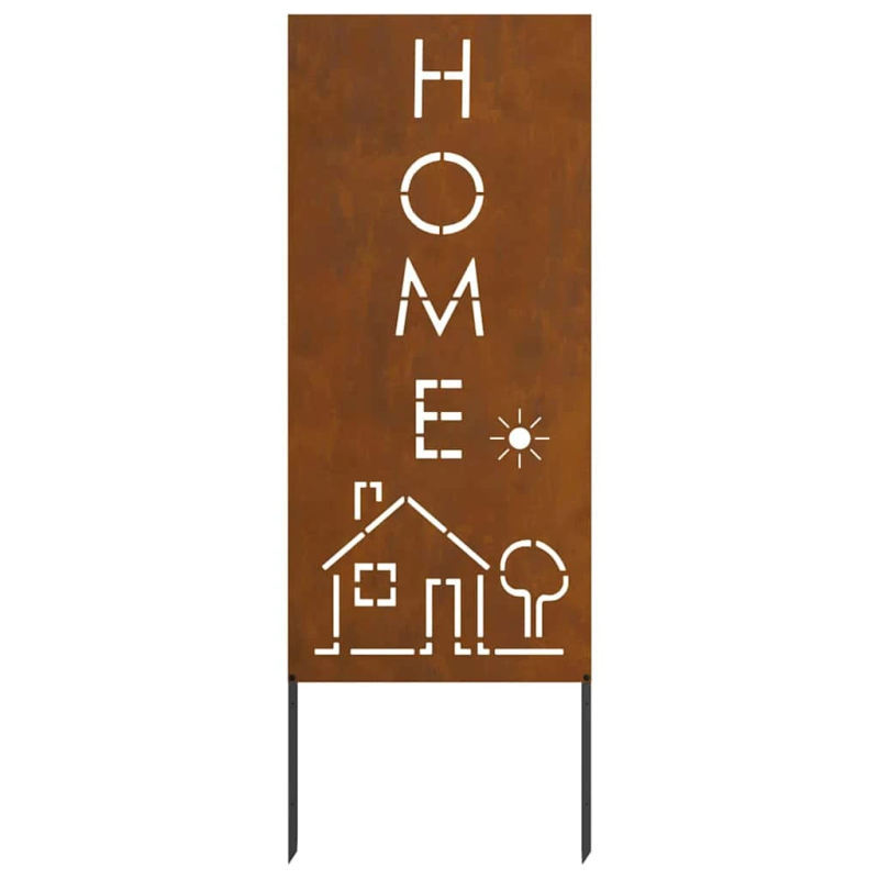 vidaXL Dārza privātuma ekrāns Rūsa 50 x 140 cm Laika izturīgs tērauds