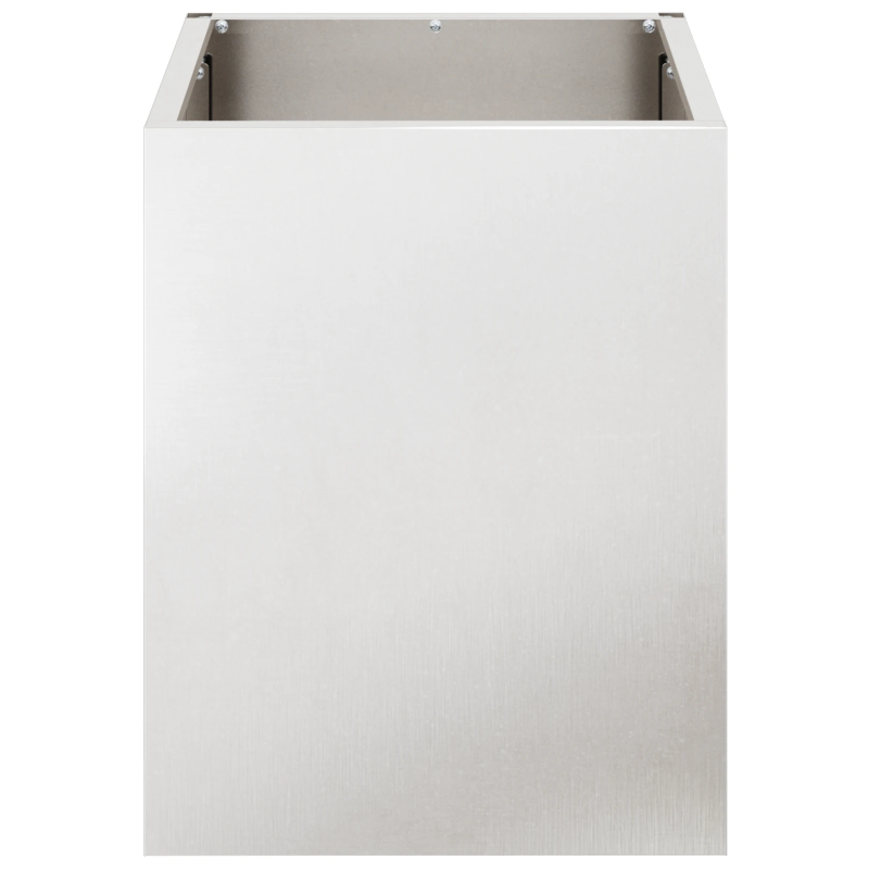 vidaXL Dārza stādītājs Nerūsējošs tērauds 32 x 32 x 40 cm