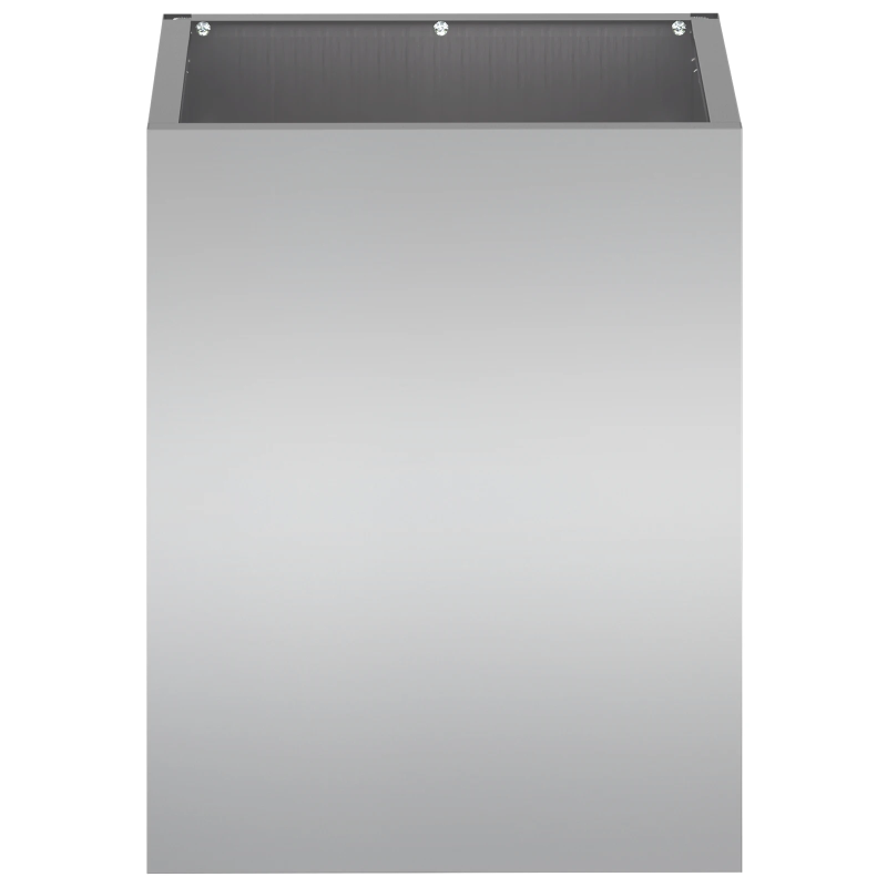 vidaXL Dārza stādītājs Cinkots tērauds 32 x 32 x 40 cm Cinkots tērauds