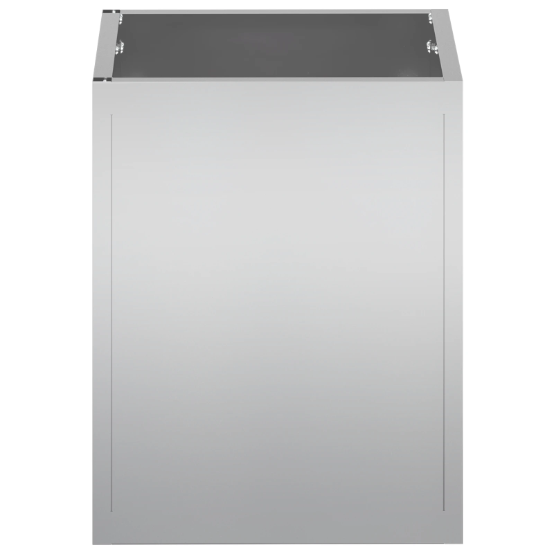 vidaXL Dārza stādītājs Cinkots tērauds 32 x 32 x 40 cm Cinkots tērauds