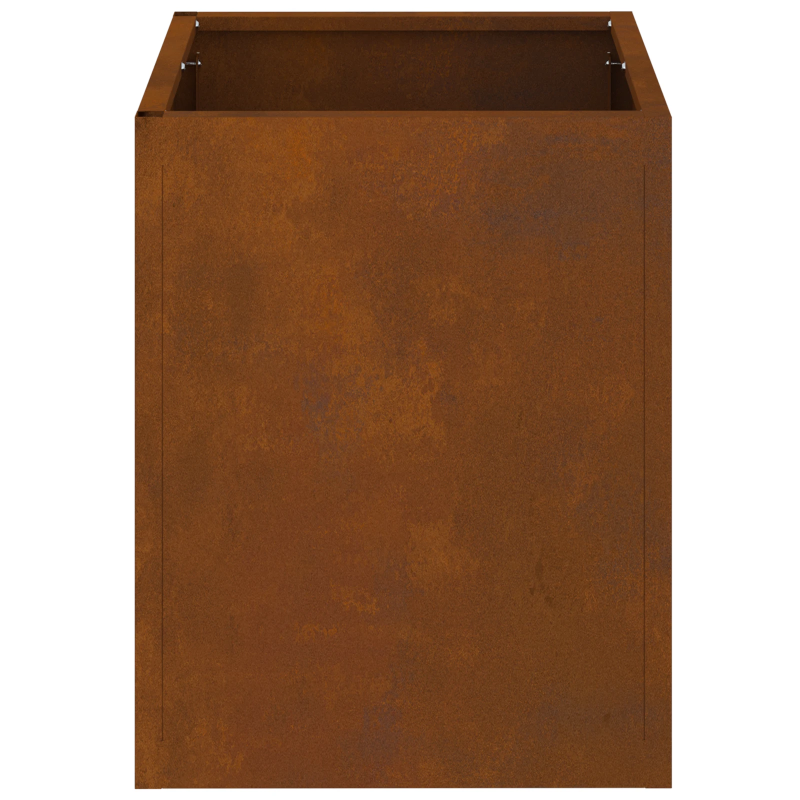 vidaXL Dārza stādītājs Novecināts tērauds 32 x 32 x 40 cm